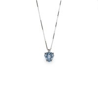 Collana Promesse Donna in Oro Acquamarina 0.99 Ct CCFAM77 - CCFAM77